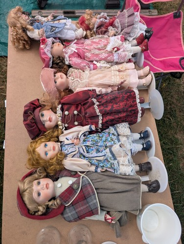 Vintage doll porcelain - vintage,