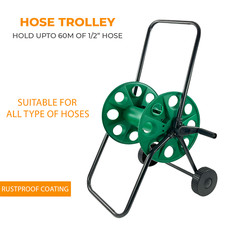 Garden Hose Reel Trolley 60M