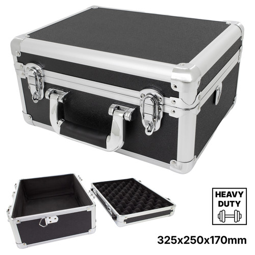 325x250x170mm flight case with - 325x250x170mm,
