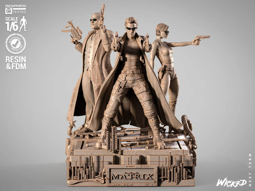 Printed 16k wicked movie - 3d,