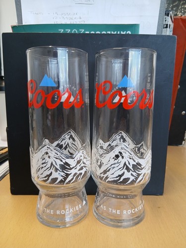 Coors pint glasses - coors,