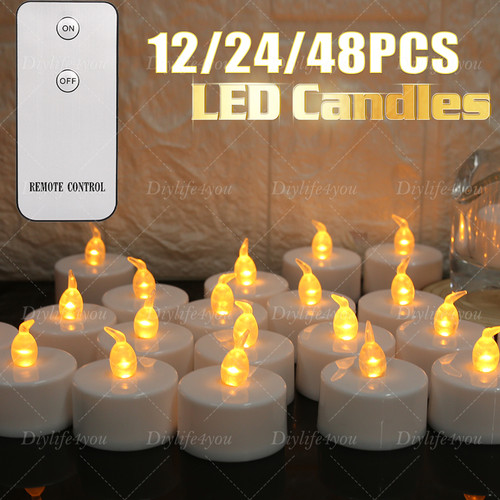 24pcs flickering tea - tea, lights