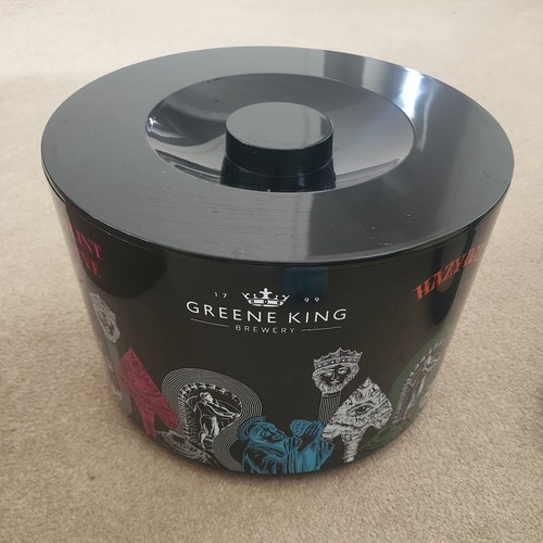 Greene king ice bucket - ice, hazy