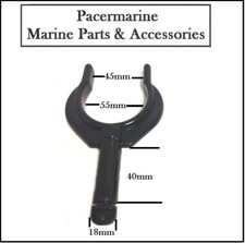 Black oar rowlock oarlock - black,