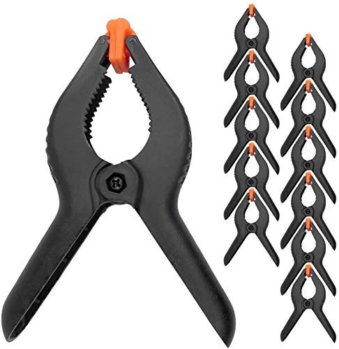 10pcs plastic spring clamps - spring, 6