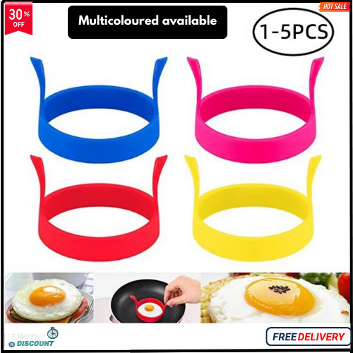 5pc silicone egg - silicone, frying