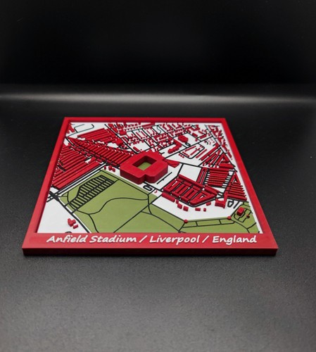 Printed anfield stadium - 3d,
