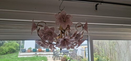 Murano style glass chandelier - murano,