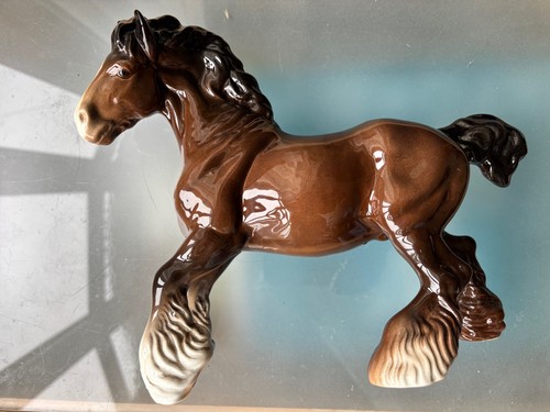 Beswick cantering shire horse - cantering,
