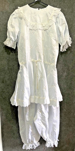 White satin sissy - white,