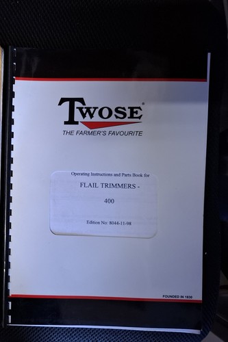 Twose 400 flail - hedge, cutter