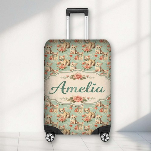 Vintage style cream kitten - vintage,