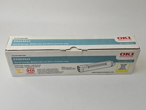 Oki 43487729 genuine - , yellow