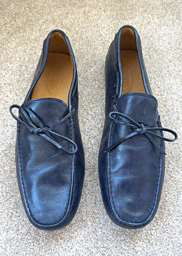 Tod men navy leather - navy,