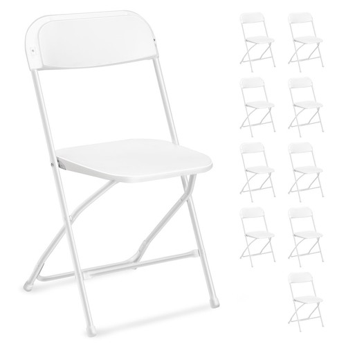 Plastic 50pc folding chairs - plastic,