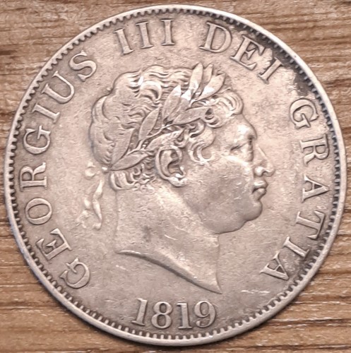 1819 king george iii half - george,