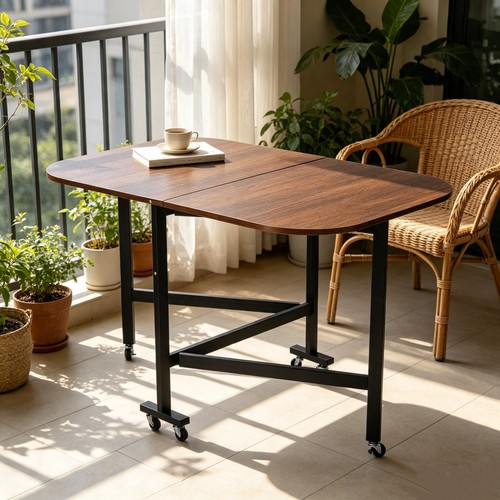 Folding drop leaf dining - leaf,
