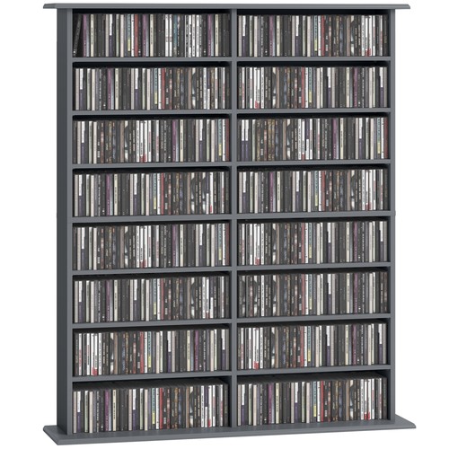 Homcom storage unit dvd - cd,