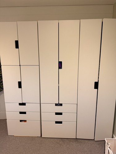 Ikea kids wardrobe stuva white - kids,