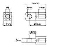 Clevis Yoke Joint Mating Eye