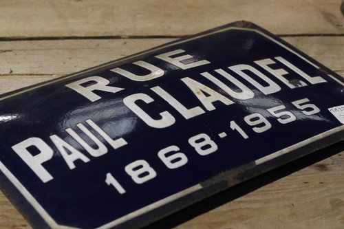 Vintage french blue and - blue, white
