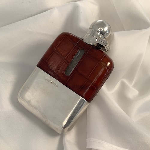 Hip flask vintage silver - flask,