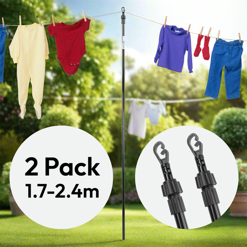 Extendable prop pole - 2x,