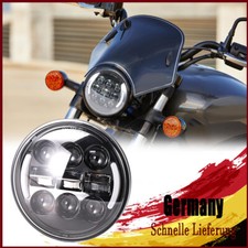 5.75" 5-3/4'' LED Hi/Lo DRL Headlight For Harley Motorcycle Sportster Black