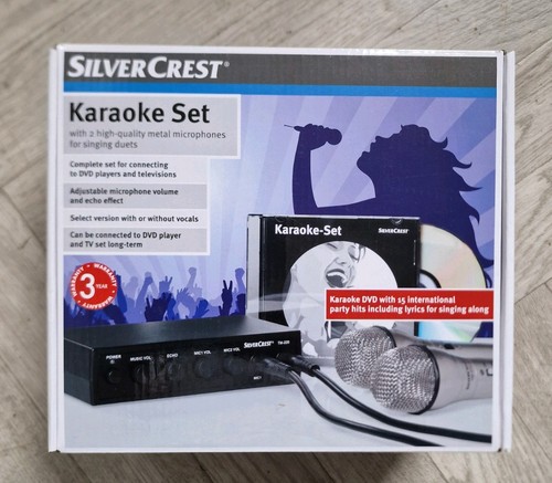 Silvercrest karaoke set with - karaoke,