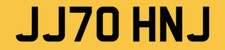 JOHN J PRIVATE NUMBER PLATE
