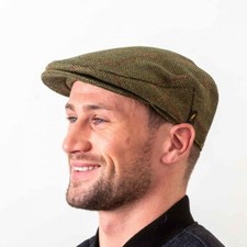 Tweed Flat Cap with Teflon Protection made from British Tweed Derby Pattern