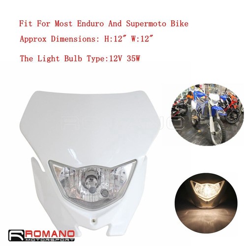 Motocross headlight lamp - motocross,