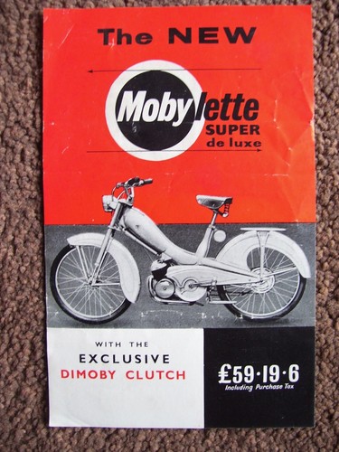 The mobylette super luxe - the, de