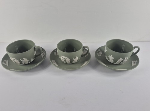 Vintage green wedgewood - 3x,
