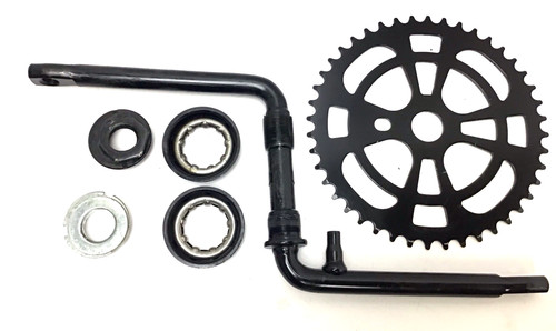 Beach cruiser bicycle - bicycle, crank