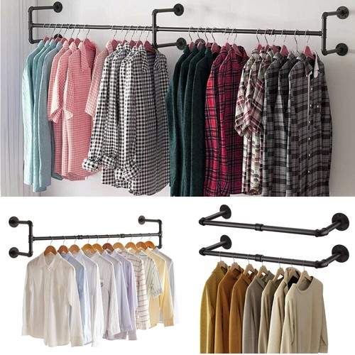 Industrial pipe clothes rail - industrial,
