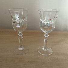 Vintage Eternal Beau Wine Glasses x 2