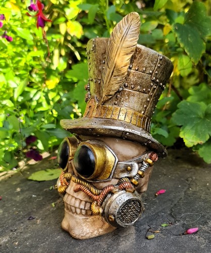 Halloween skull garden - halloween,
