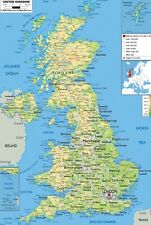 Map of The United Kingdom GB