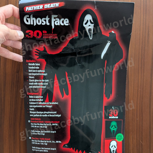 Ghost face 30th anniversary - face,