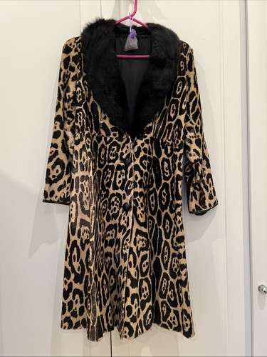 Vintage leopard print coat - vintage,