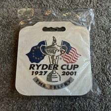 2001 Ryder Cup Sealed Seat Pad