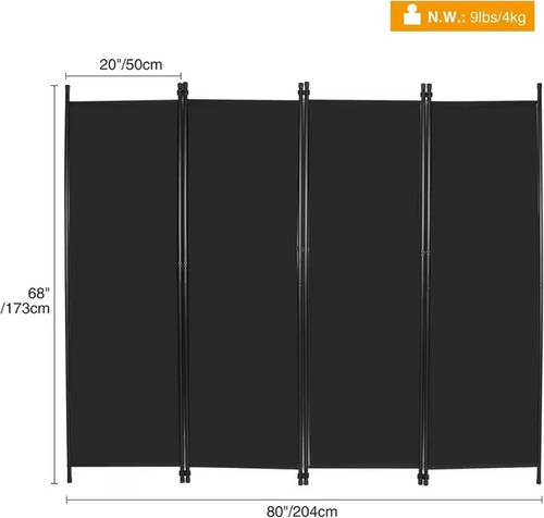 Panel folding privacy screen - folding,