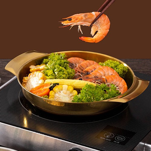 Double ear frying pot - frying,