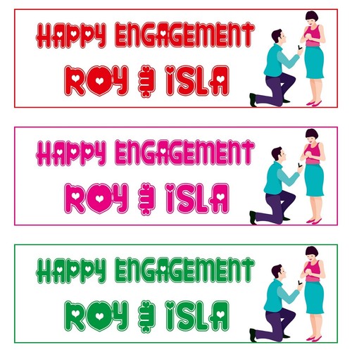 Personalised happy - x2,