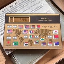 Vintage - LCD - Seiko World