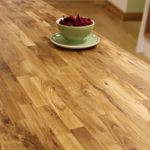 Solid farmhouse oak kitchen - farmhouse,