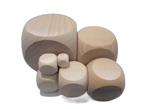 Wooden plain dice dices - dices, cube