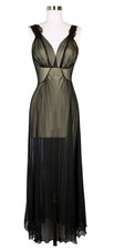 MARY GREEN San Francisco ANTHROPOLOGIE Silk Georgette '40s' Nightgown - $163