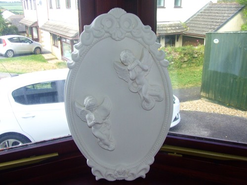 White plaster decorative - plaster,